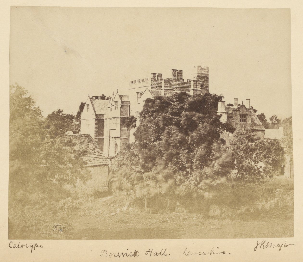 Borwick Hall, Lancashire autorstwa Reverend John Richardson Major