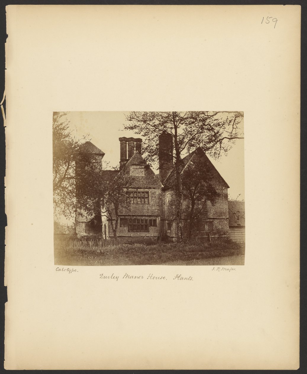 Durley Manor House, Hants autorstwa Reverend John Richardson Major