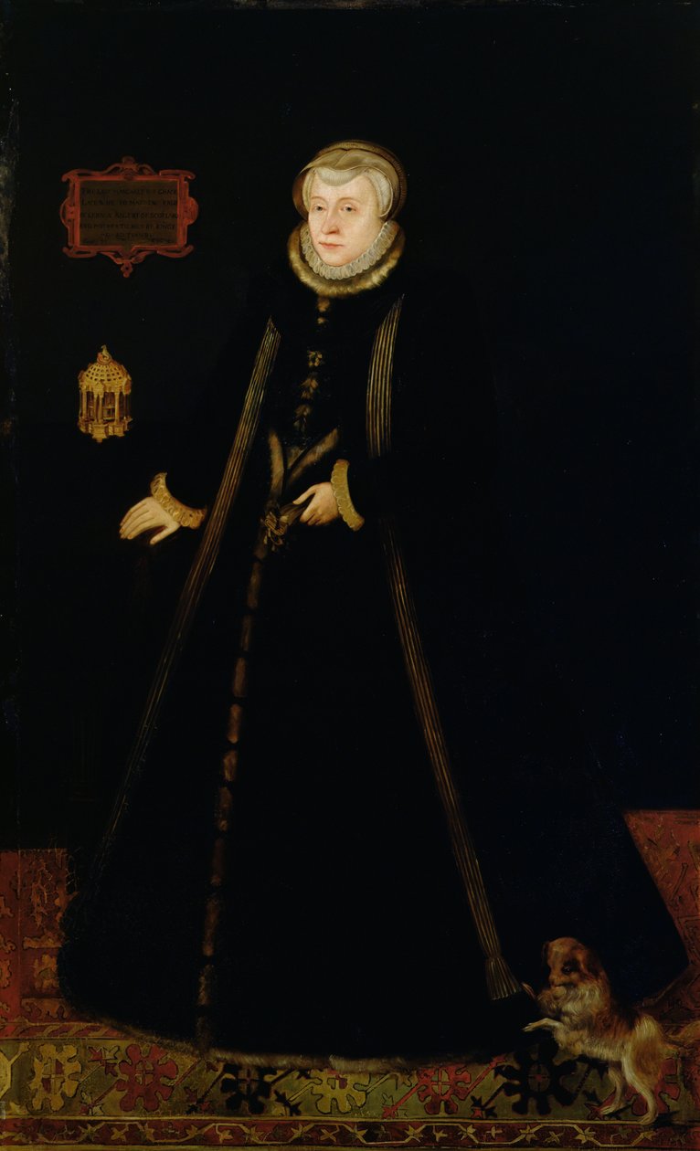 Portret Lady Margaret Douglas (1515-78) hrabiny Lennox, według Daniela Mytensa starszego (ok. 1590-ok. 1648) (olej na płótnie) autorstwa Rhoda Sullivan