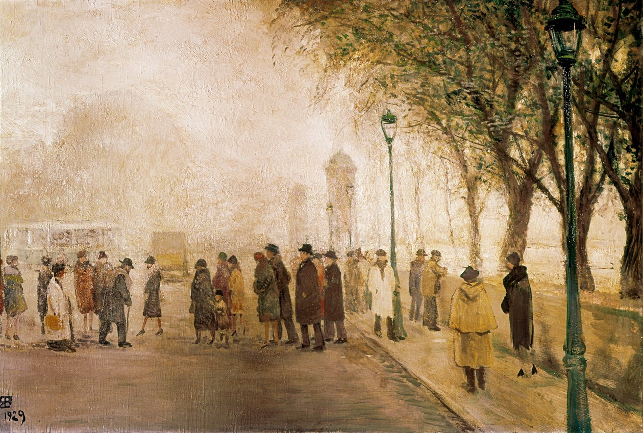 Le passage. (Olej na płótnie autorstwa Ricardo Baroja