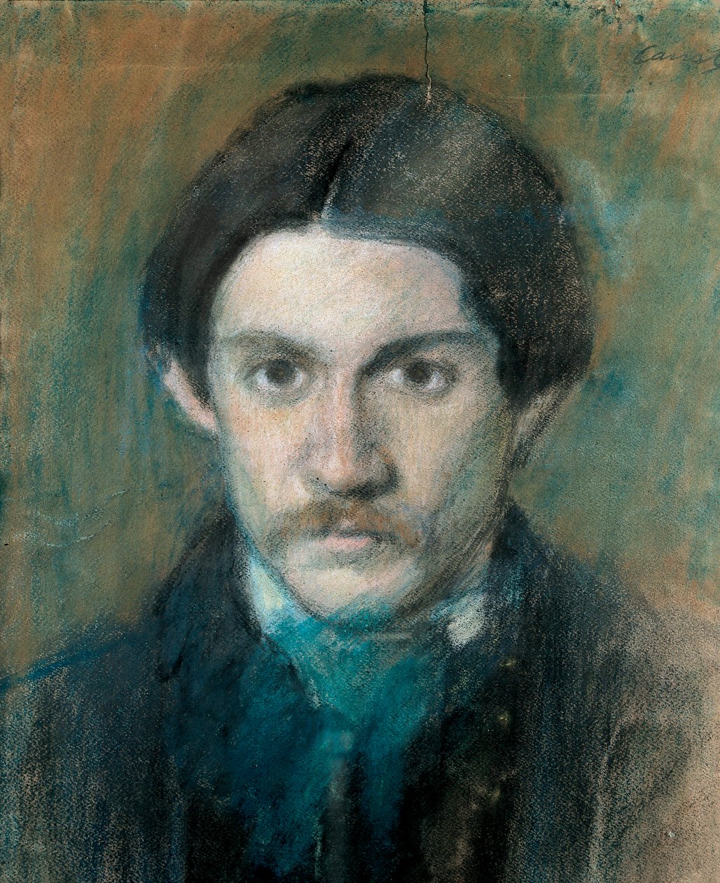 Portret hiszpańskiego malarza Pabla Picassa (malarstwo) autorstwa Ricardo Canals y Llambi