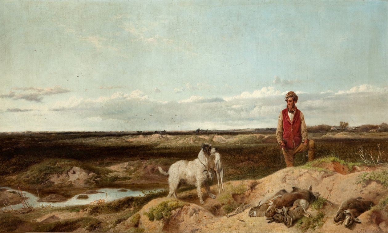 Ferreting, 1863 autorstwa Richard Ansdell