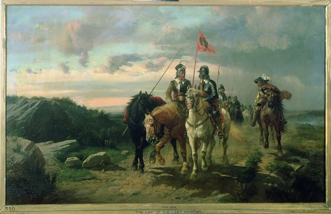 Scena z „The Lay of the Last Minstrel” autorstwa Richard Beavis