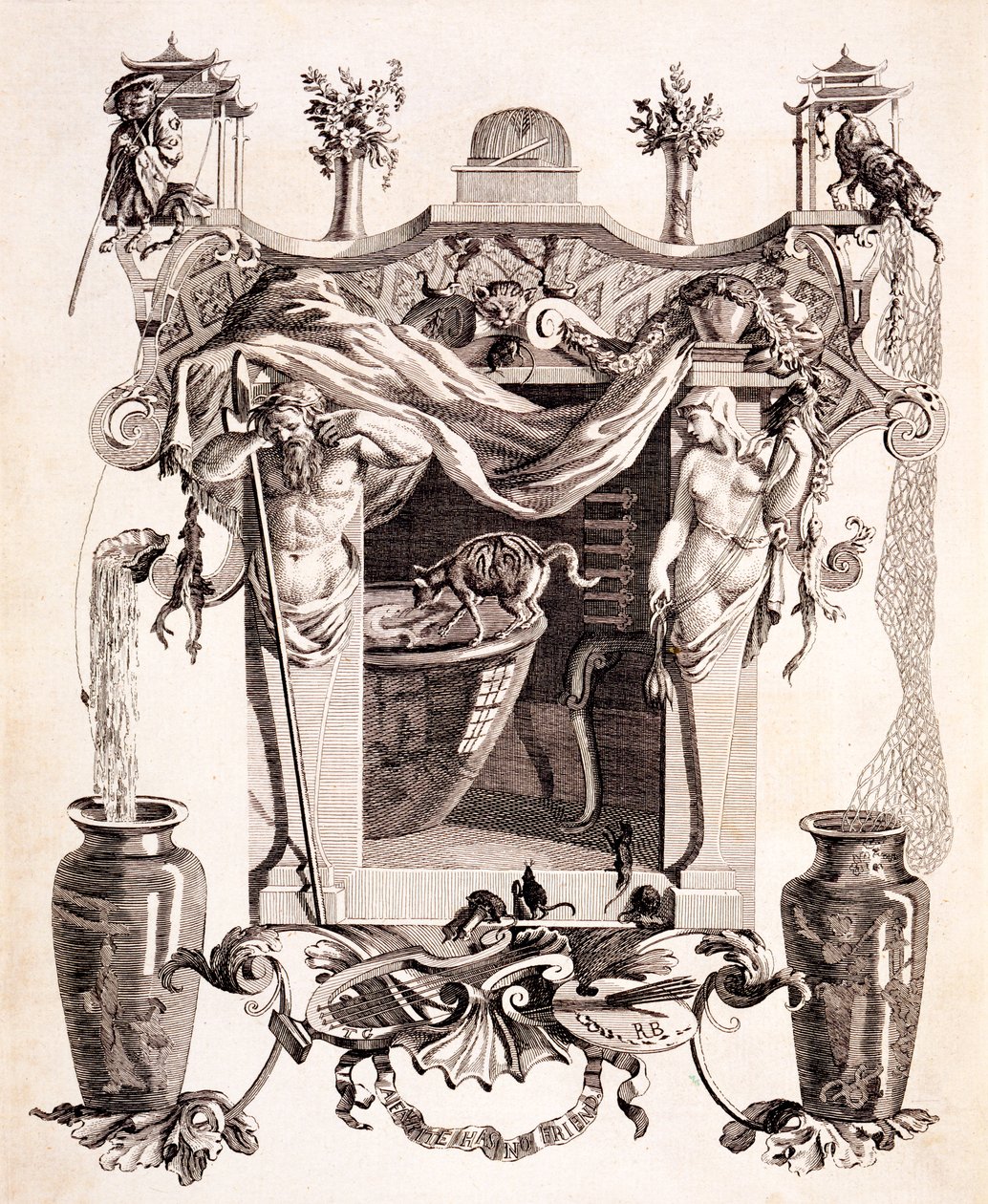 „Ulubieniec nie ma przyjaciela”, ilustracja z „Thomas Gray