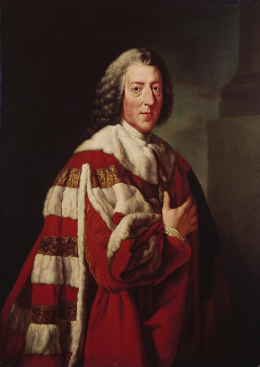 William Pitt, 1. hrabia Chatham, 1772 autorstwa Richard Brompton