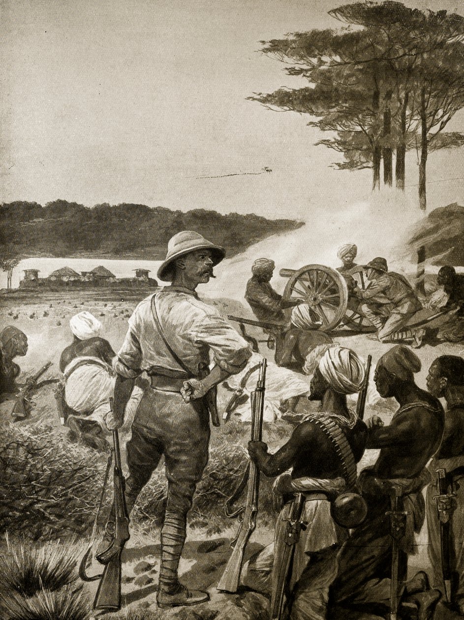 Brytyjczycy na Zanzibarze autorstwa Richard Caton Woodville junior