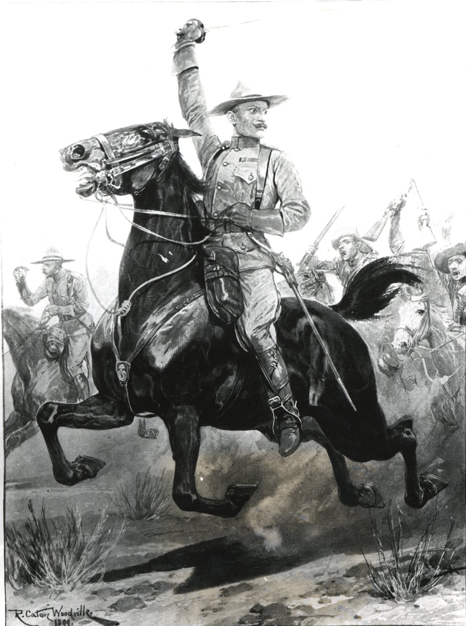 Obrońca Mafekingu, pułkownik Baden-Powell (1857-1941) w mundurze korpusu specjalnego, który wychował w brytyjskim Bechuanaland, 1899, ryty przez Thomasa Lascellesa autorstwa Richard Caton Woodville junior
