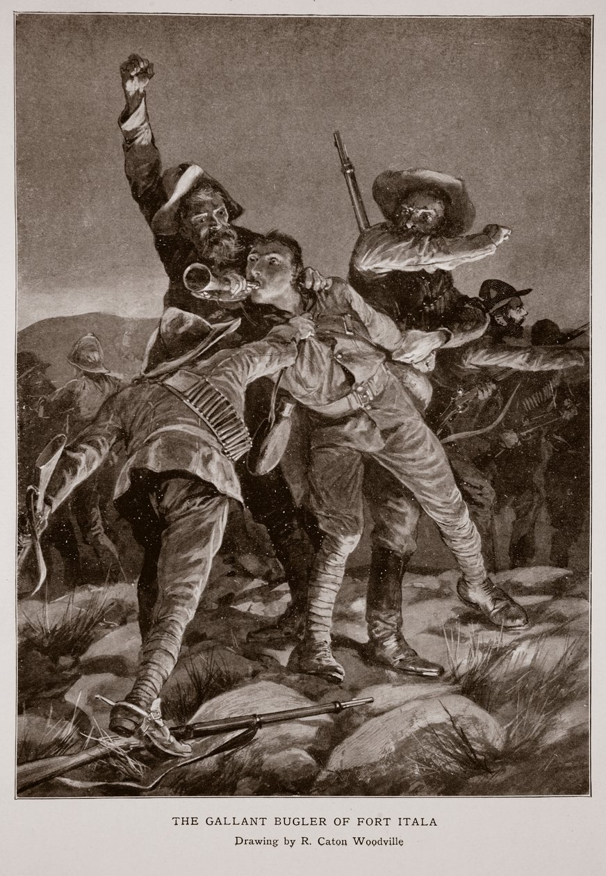 Dzielny trębacz z Fort Itala autorstwa Richard Caton Woodville junior