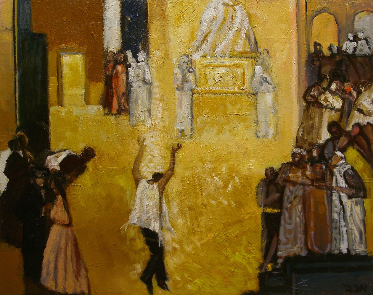 David tańczy samotnie, 2001 autorstwa Richard Contemporary Artist Mcbee
