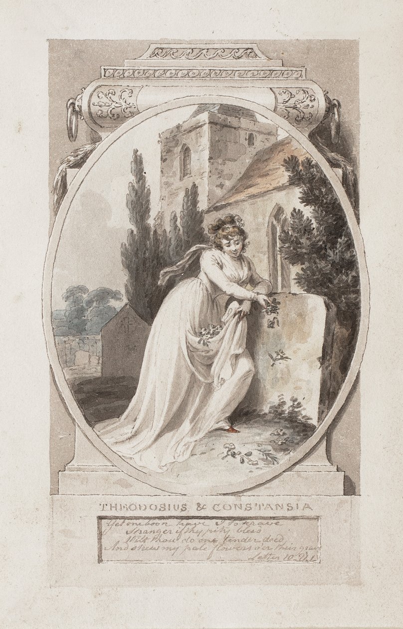 Theodosius and Constansia, ilustracja do wydania Charlesa Cooke