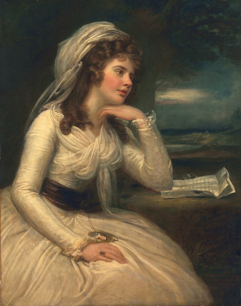 Margaret Cocks, później Margaret Smith, 1787 autorstwa Richard Cosway