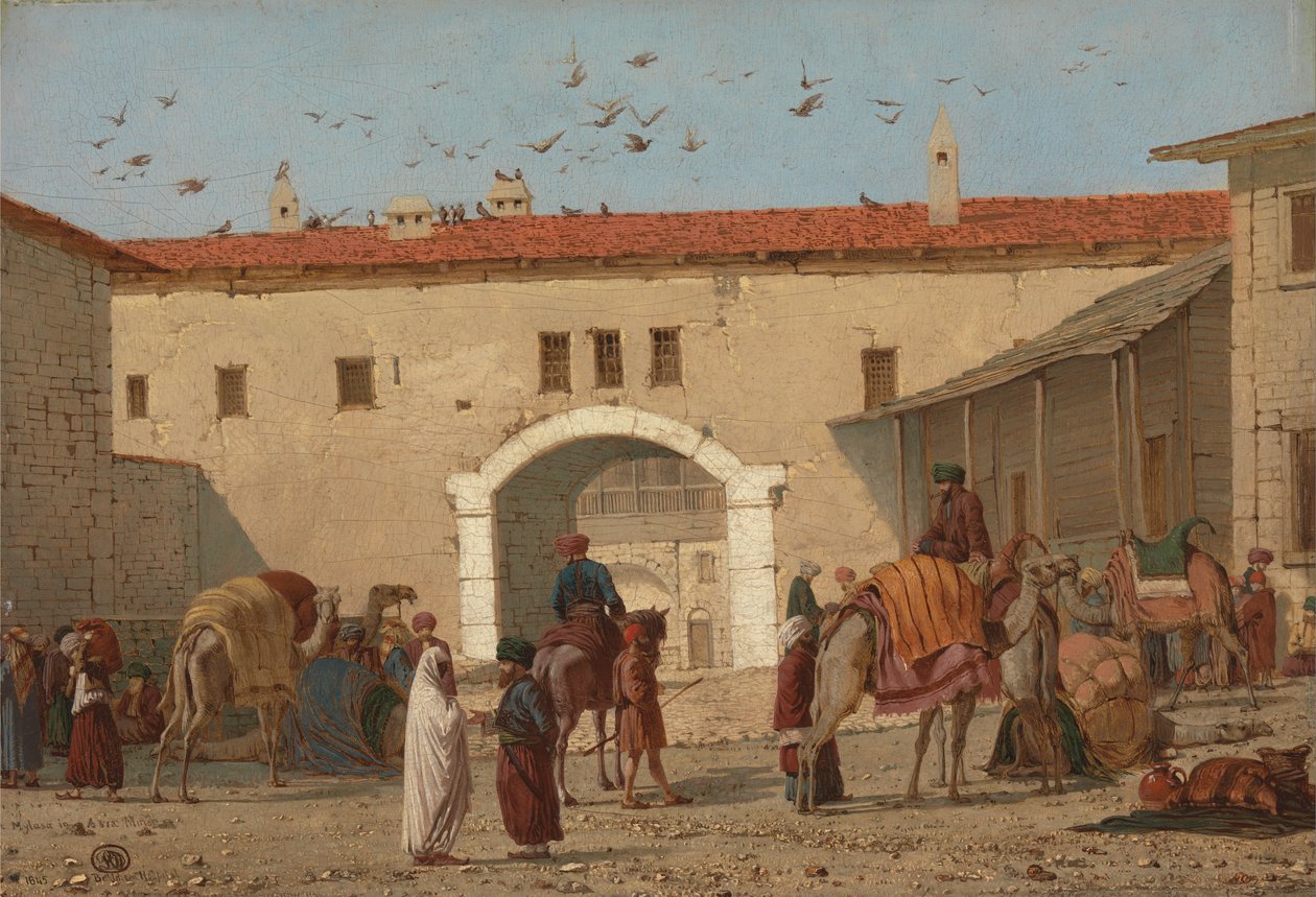 Karawanseraj w Mylasa w Azji Mniejszej autorstwa Richard Dadd