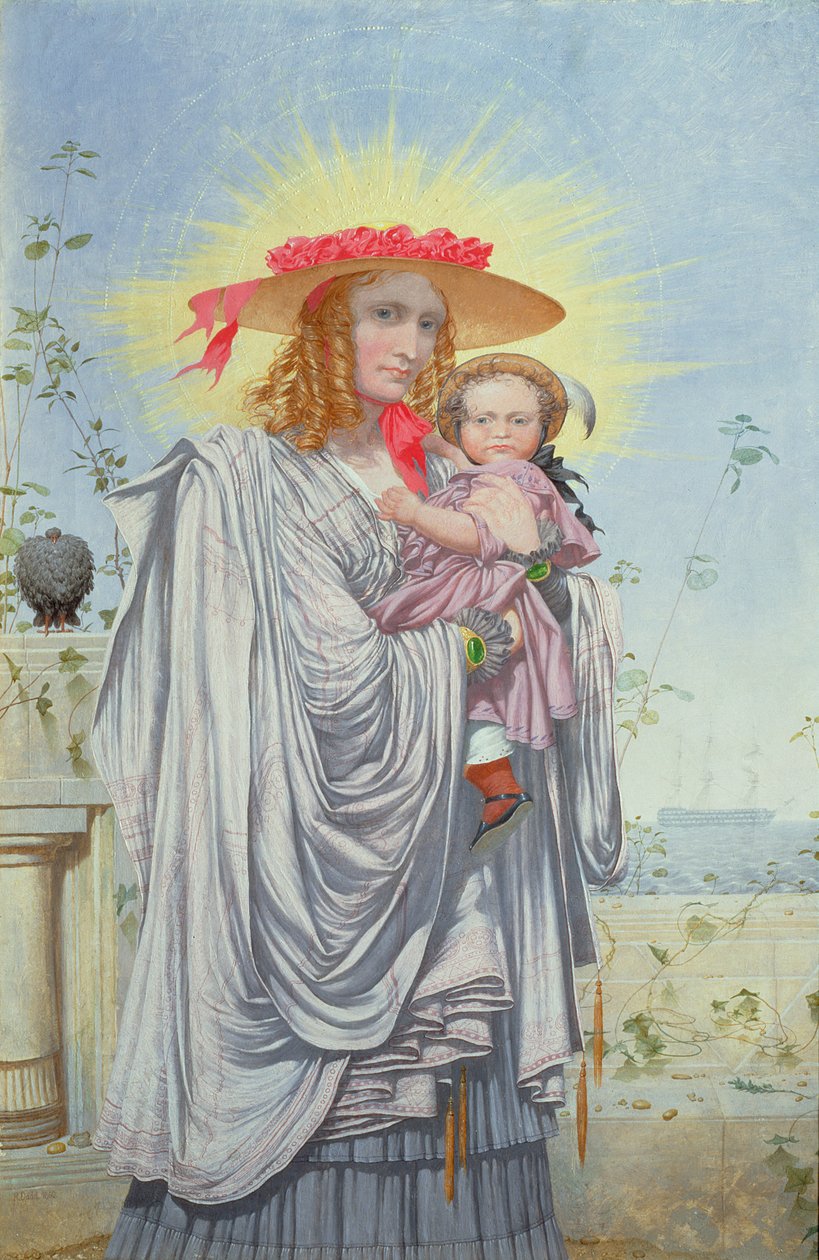 Matka i Dziecko, 1860 autorstwa Richard Dadd
