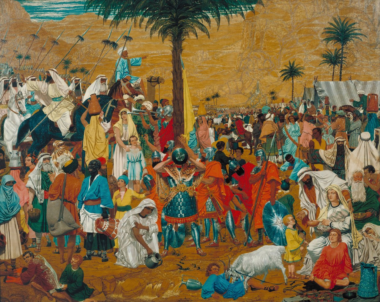 Ucieczka z Egiptu autorstwa Richard Dadd