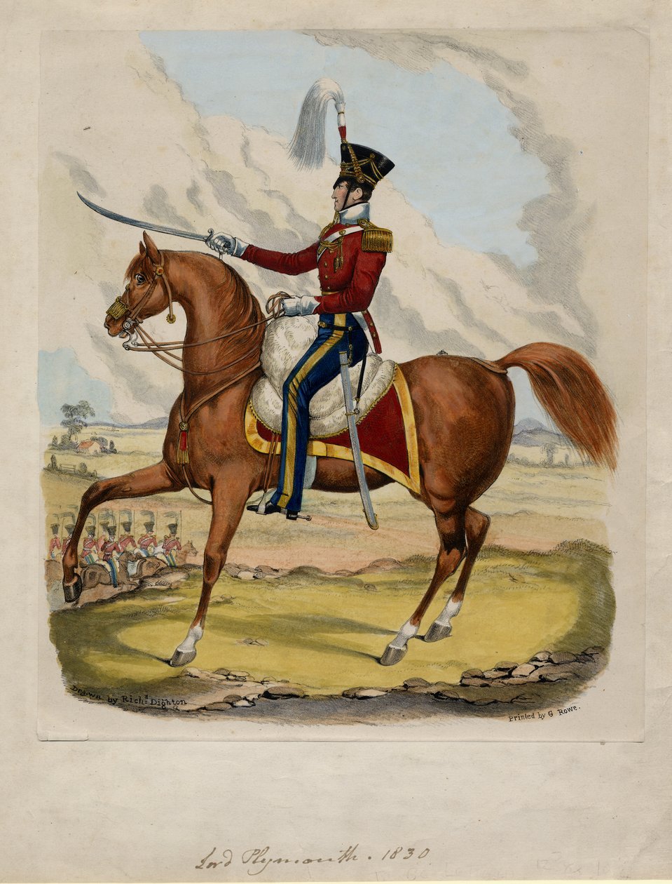 Lord Plymouth, 1830 r autorstwa Richard Dighton