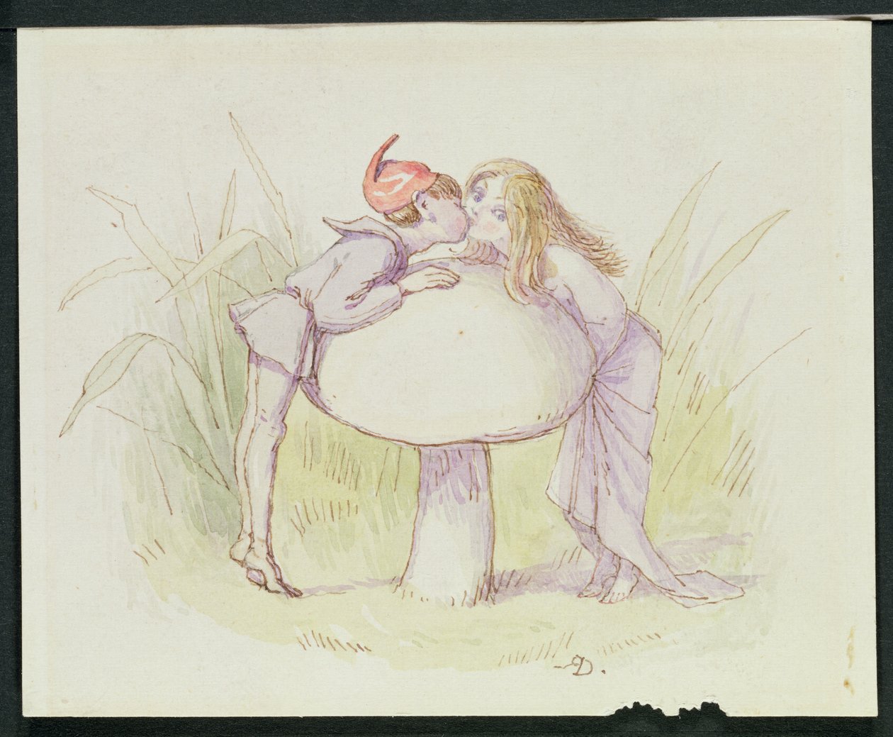 Elf i wróżka autorstwa Richard Doyle