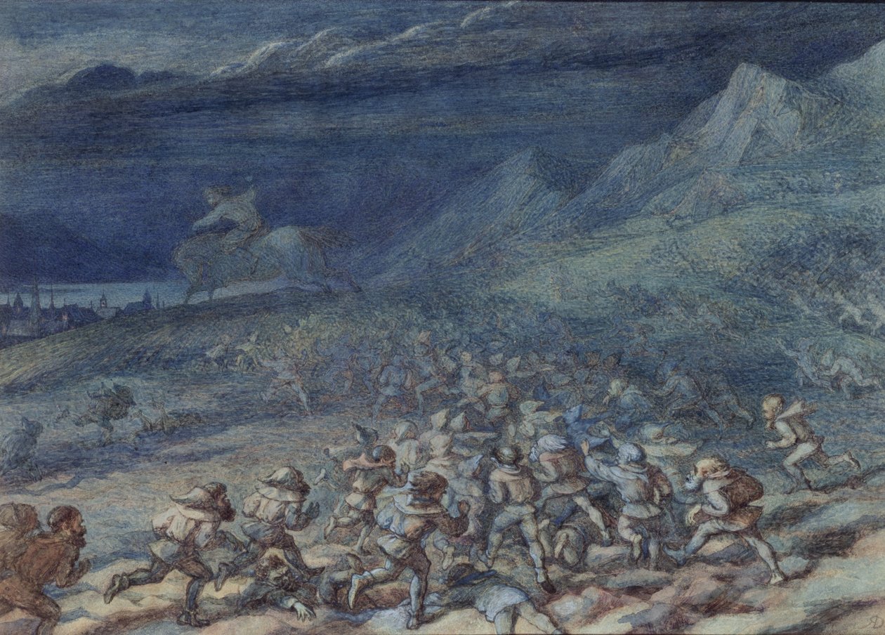 Puchar Ołtarza w Aagerup (wc, gwasz na papierze) autorstwa Richard Doyle