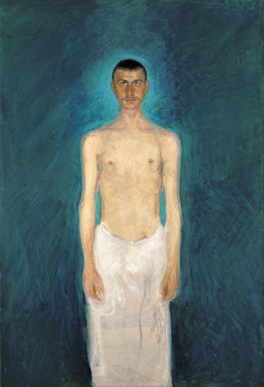 Autoportret półnagi autorstwa Richard Gerstl