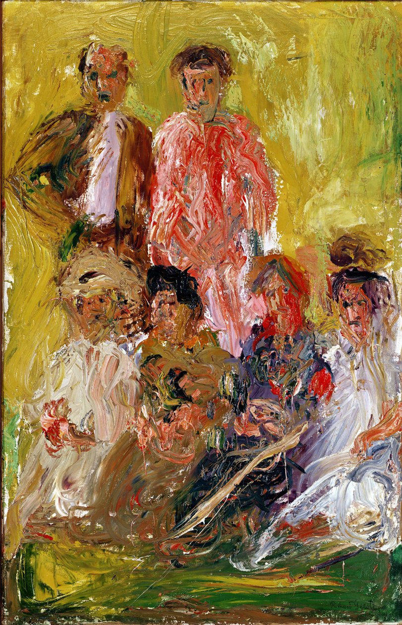 Rodzina Schonbergów autorstwa Richard Gerstl