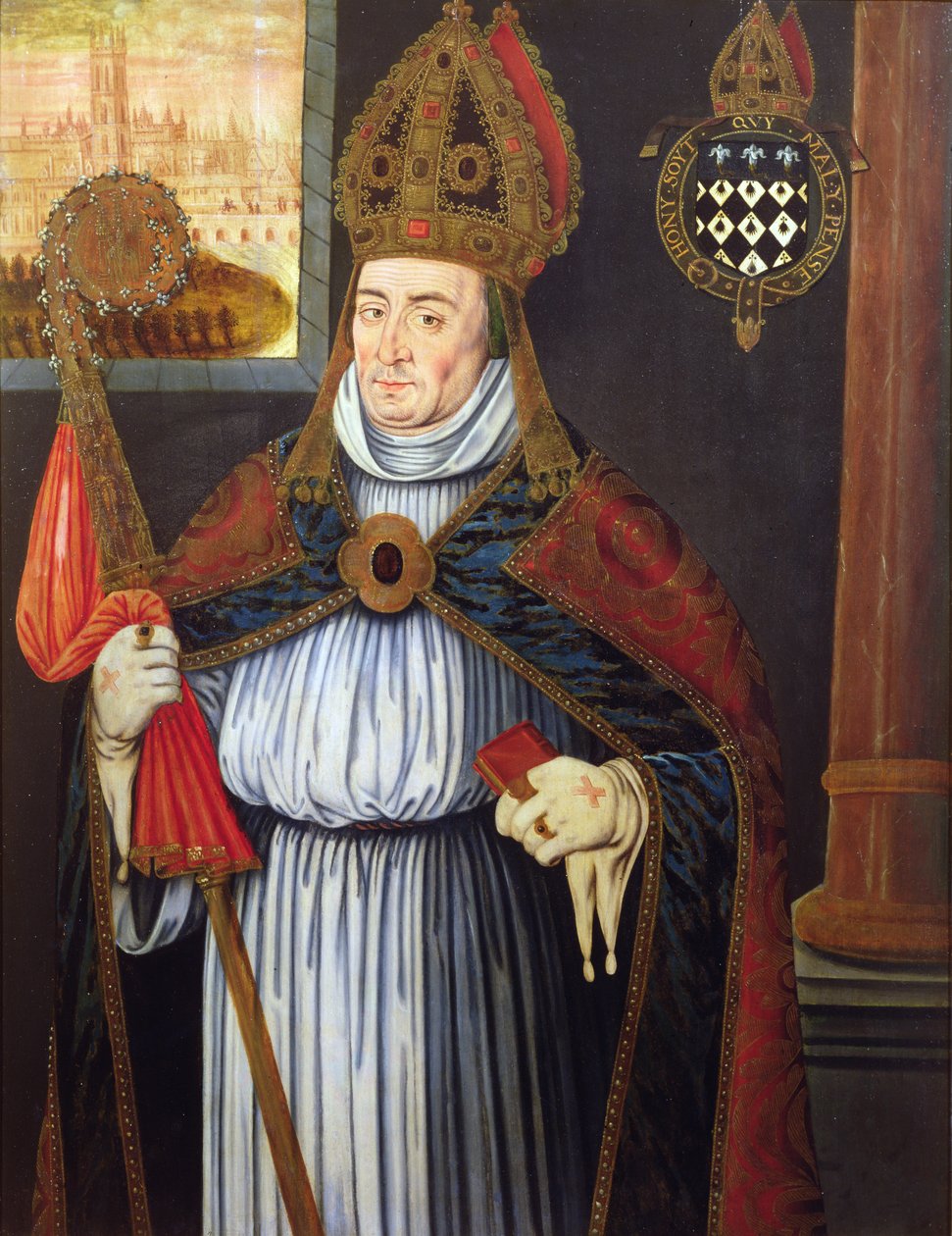 Portret Wilhelma z Waynflete autorstwa Richard Greenbury