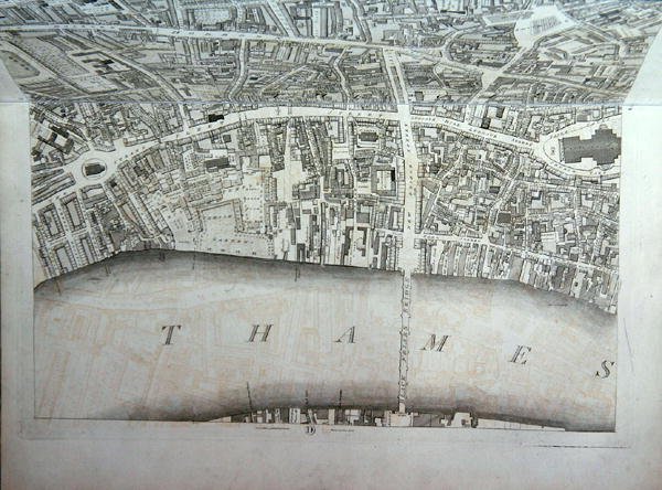 Plan City of London, opublikowany 1813 (patrz 247355-247357) autorstwa Richard Horwood