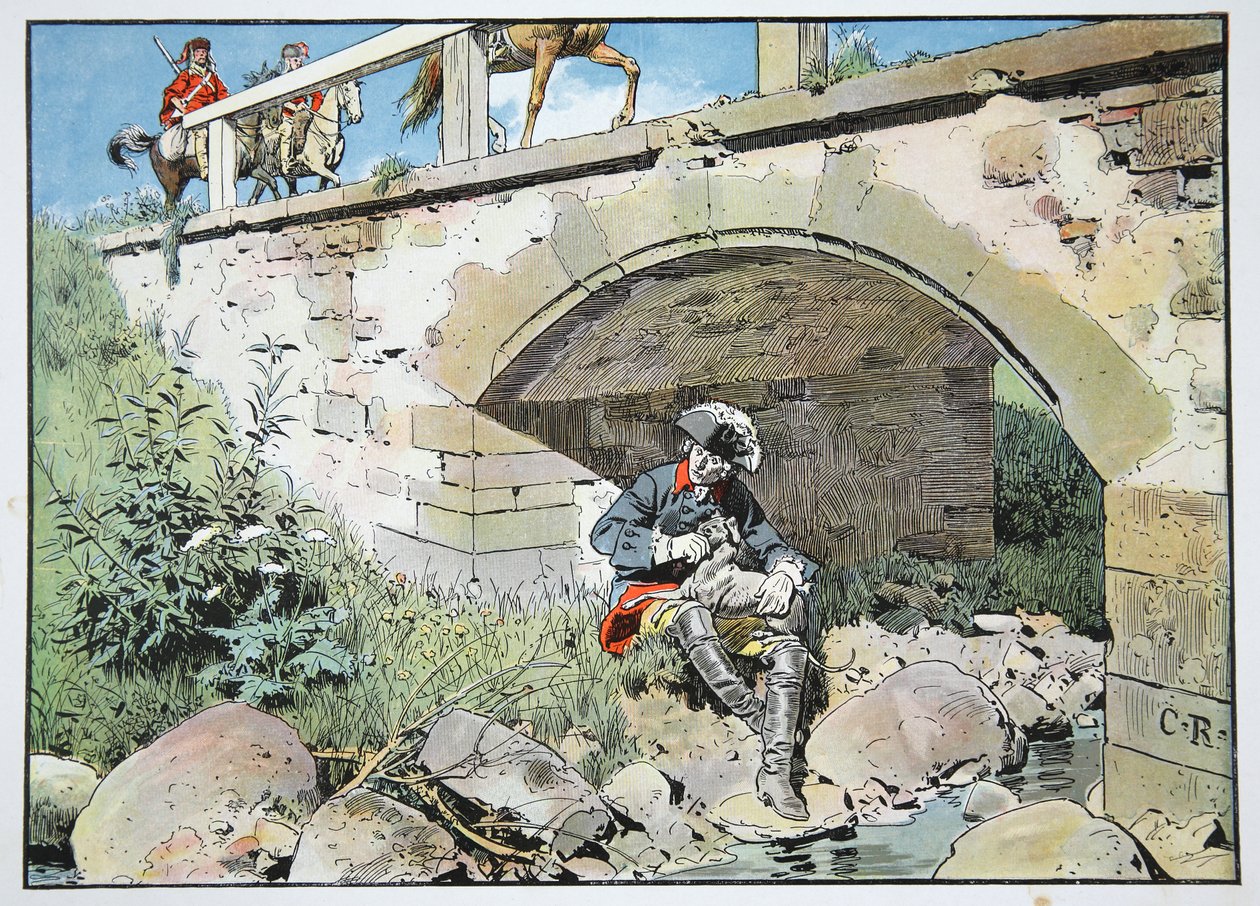 Niebezpieczna chwila, 1745 r. autorstwa Richard Knoetel