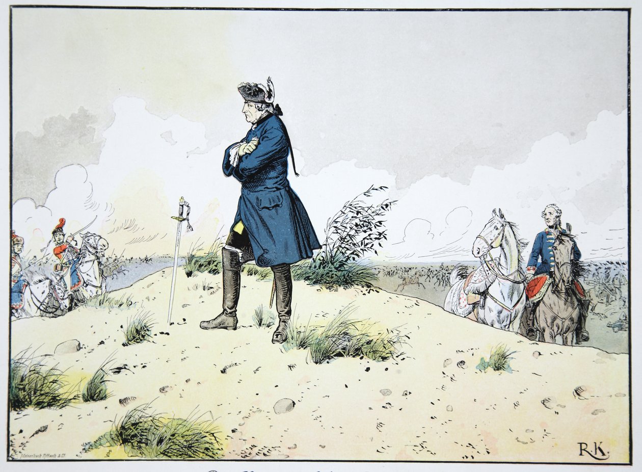 Kunersdorf, 12 sierpnia 1759 autorstwa Richard Knoetel