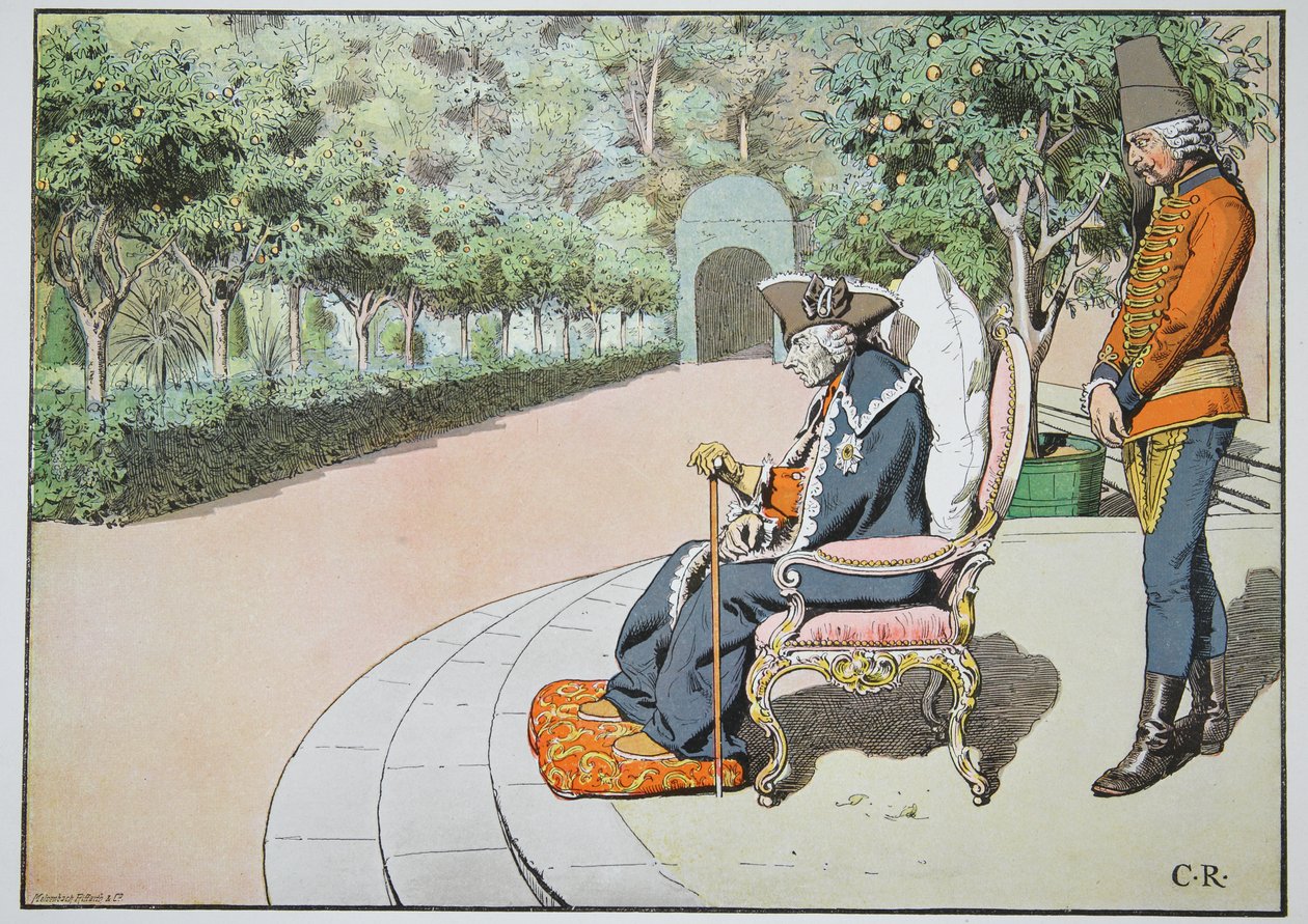 Ostatnie dni życia, 1786 autorstwa Richard Knoetel