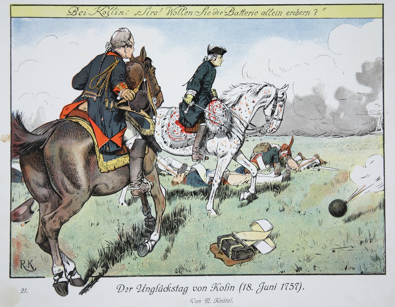 Zgubny dzień Kolina, 18 czerwca 1757 r. autorstwa Richard Knoetel