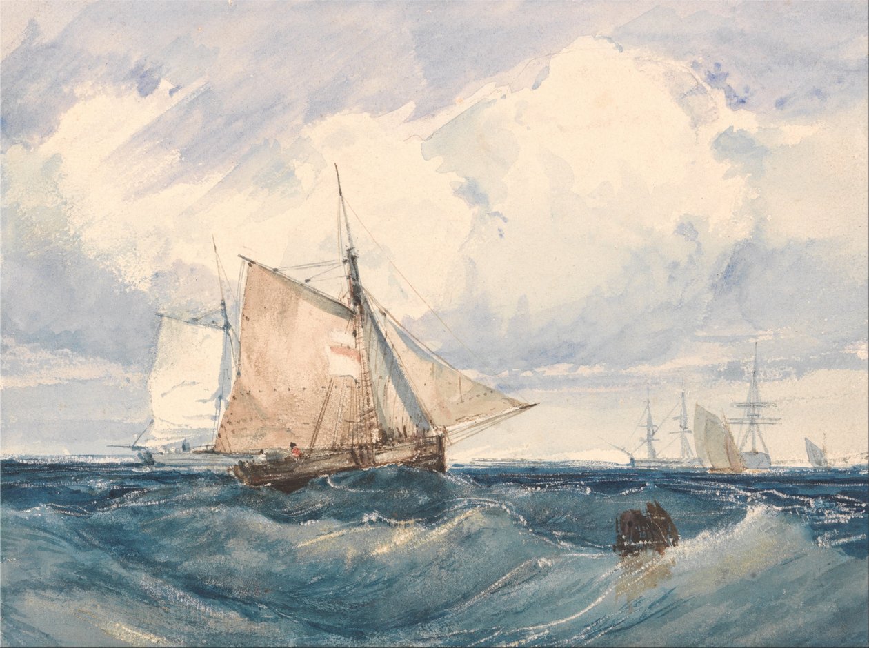 Przecinak i inne przesyłki w mgnieniu oka autorstwa Richard Parkes Bonington