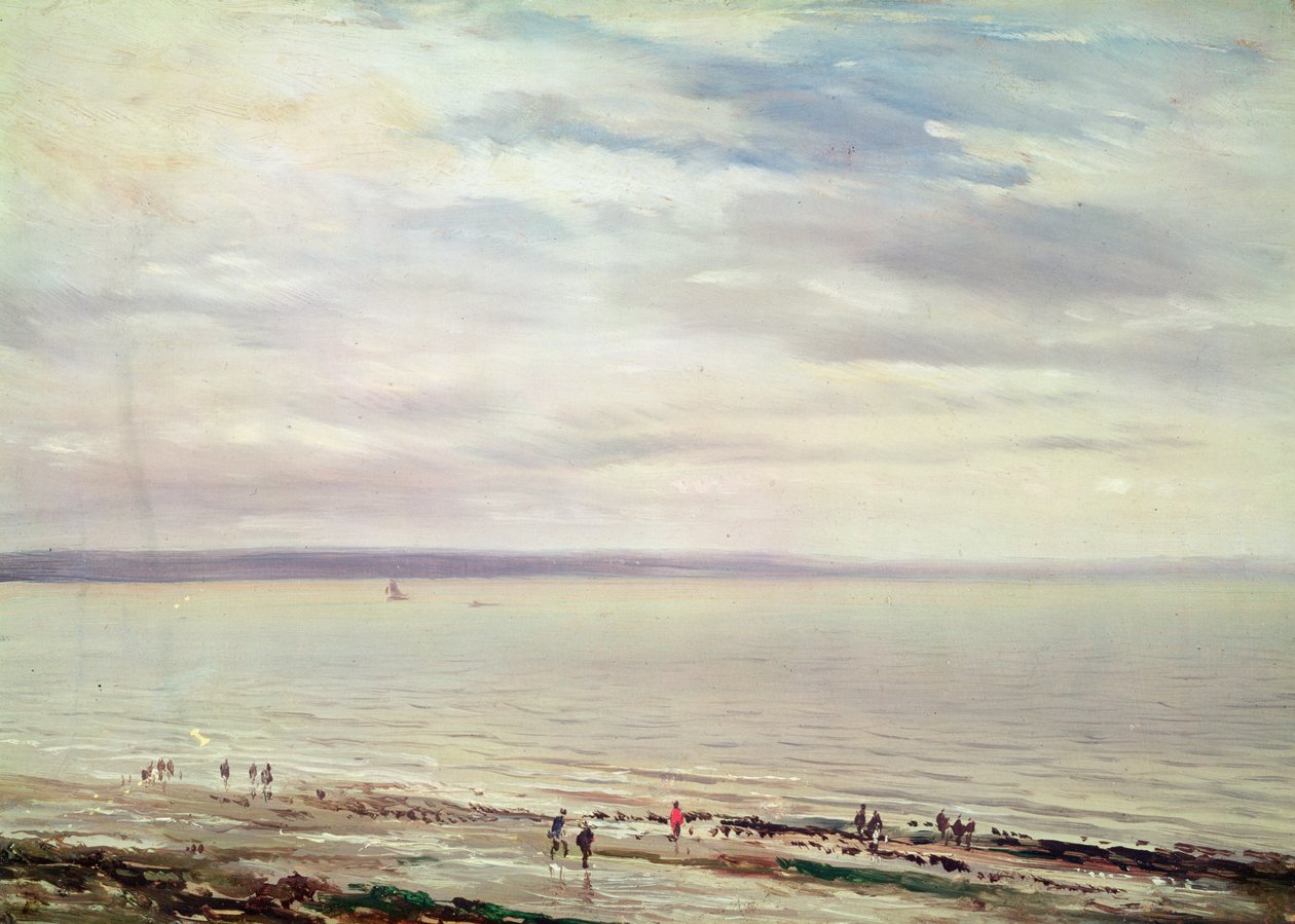 Na wybrzeżu autorstwa Richard Parkes Bonington