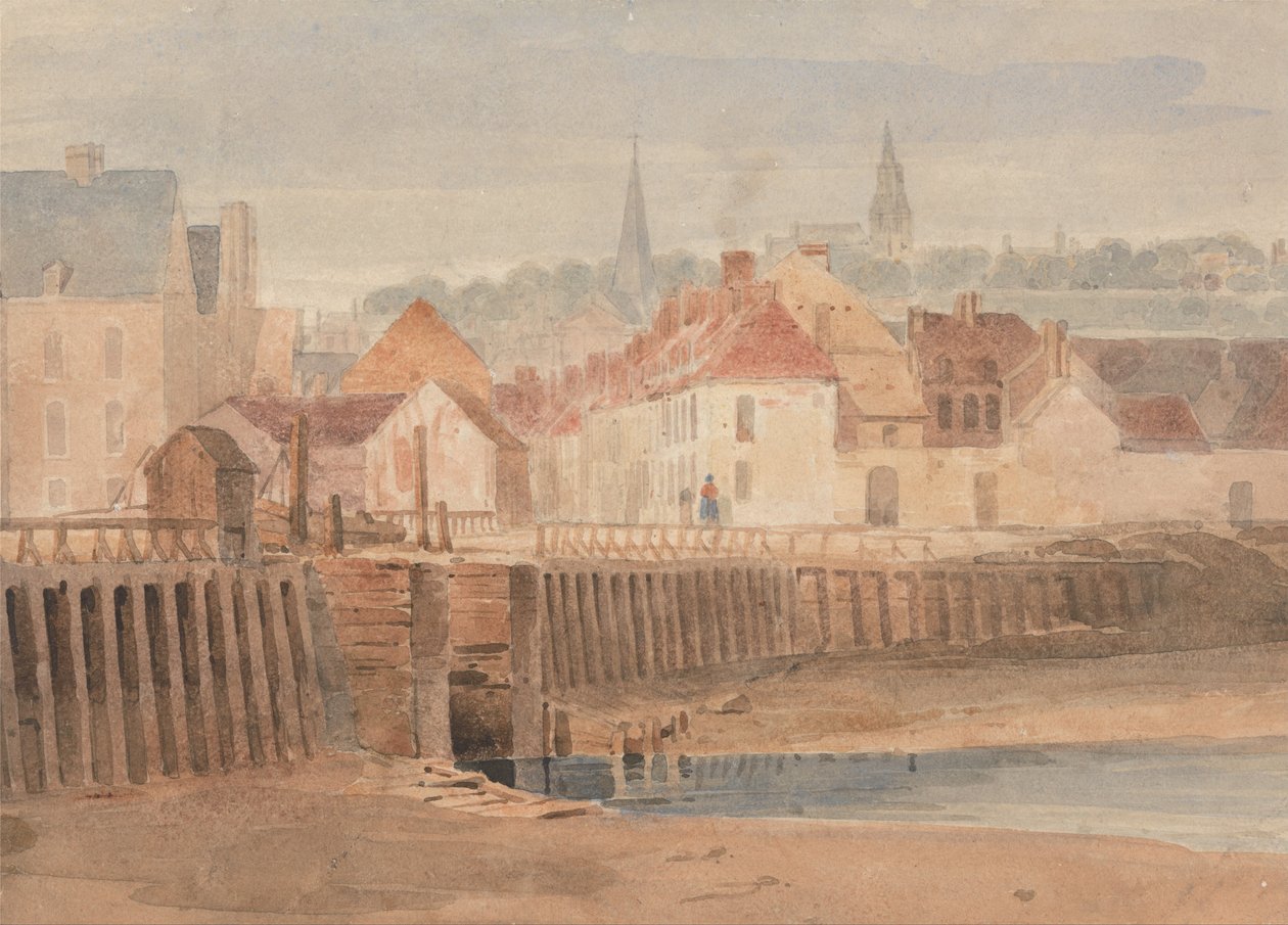 Port w Boulogne autorstwa Richard Parkes Bonington
