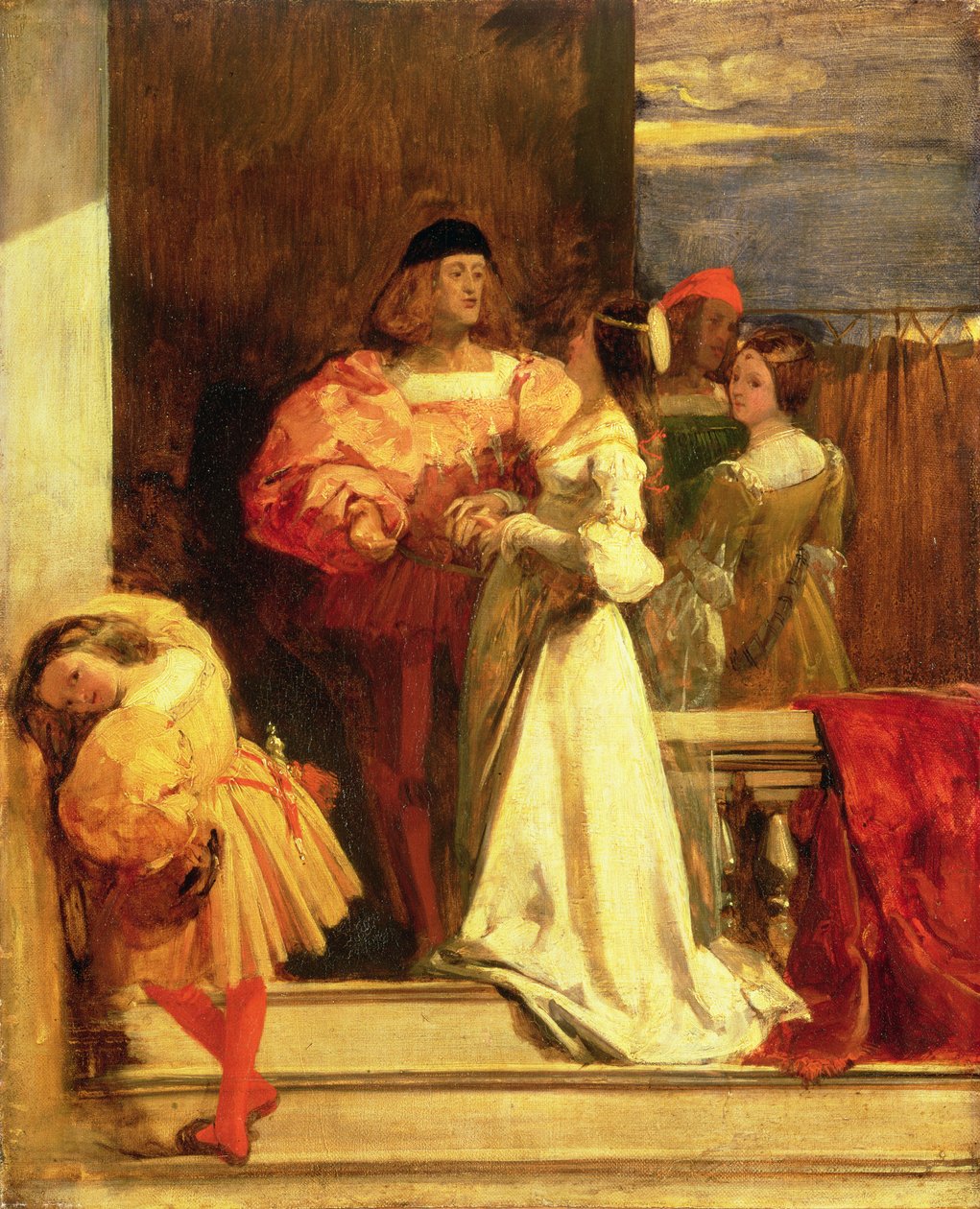Wieczór w Wenecji, 1826-28 autorstwa Richard Parkes Bonington