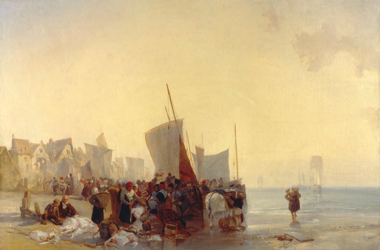 Targ Rybny autorstwa Richard Parkes Bonington