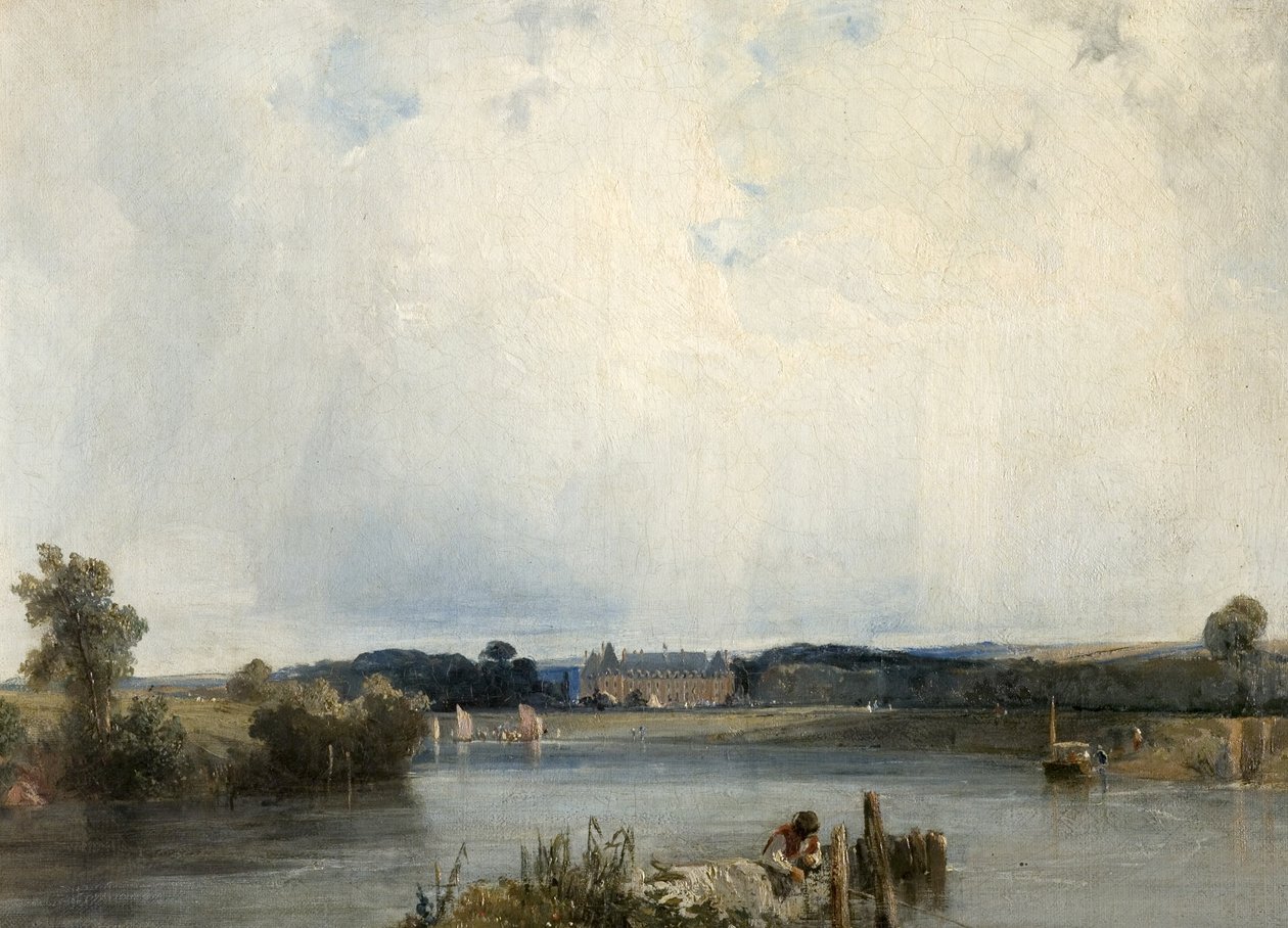 Zamek księżnej Berry, 1823-25 autorstwa Richard Parkes Bonington