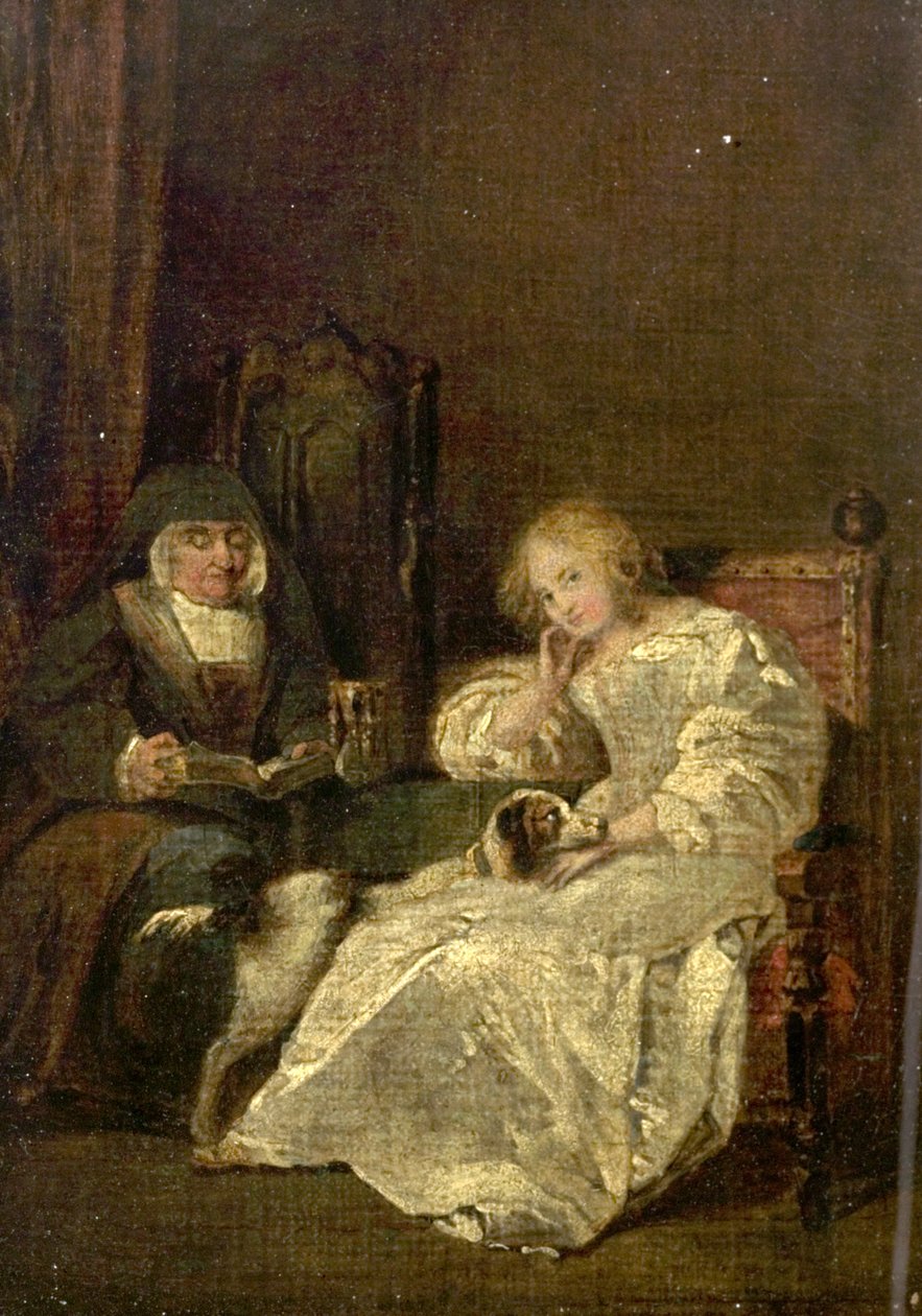 Medytacja autorstwa Richard Parkes Bonington