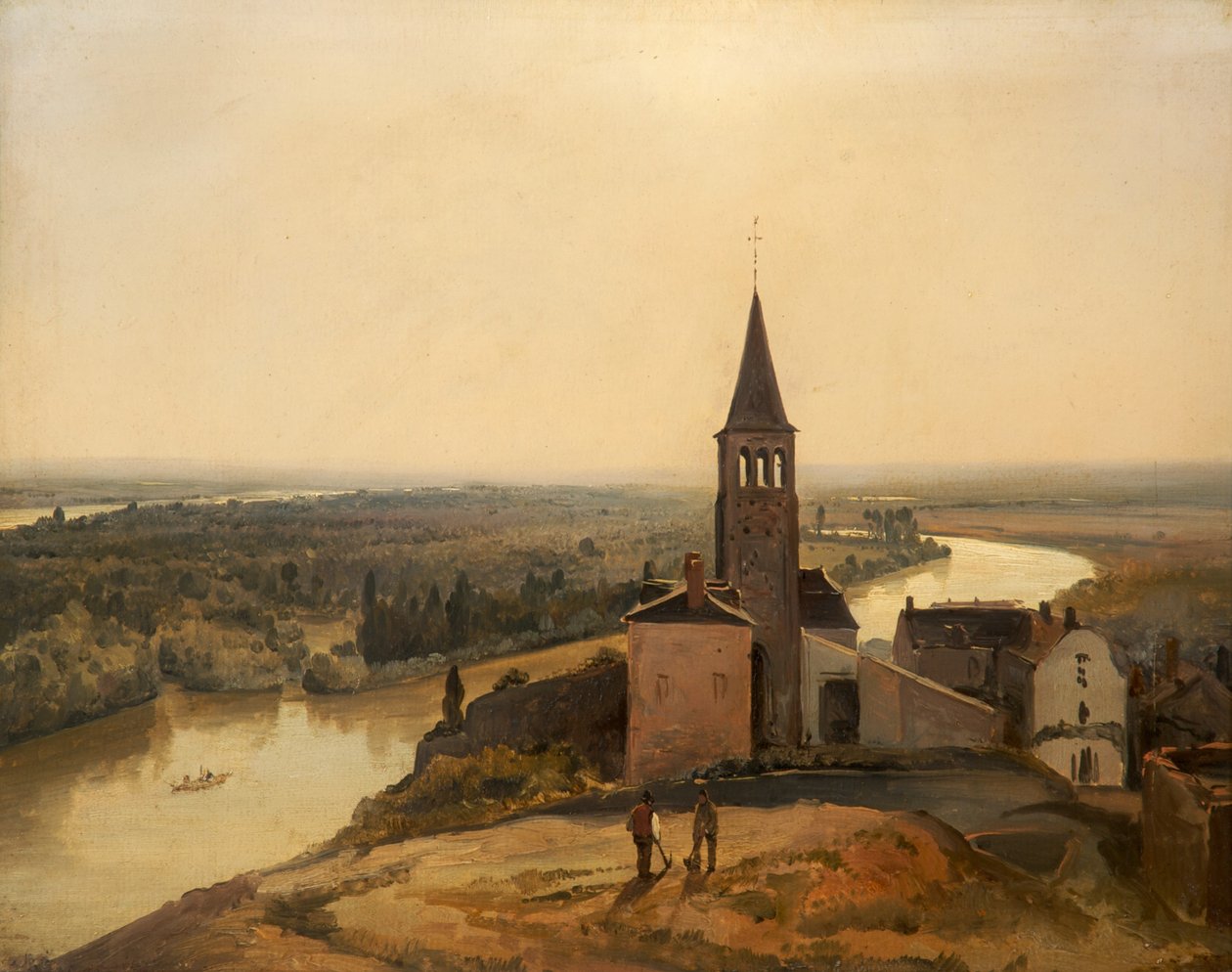 W pobliżu Rouen, 1817-28 autorstwa Richard Parkes Bonington
