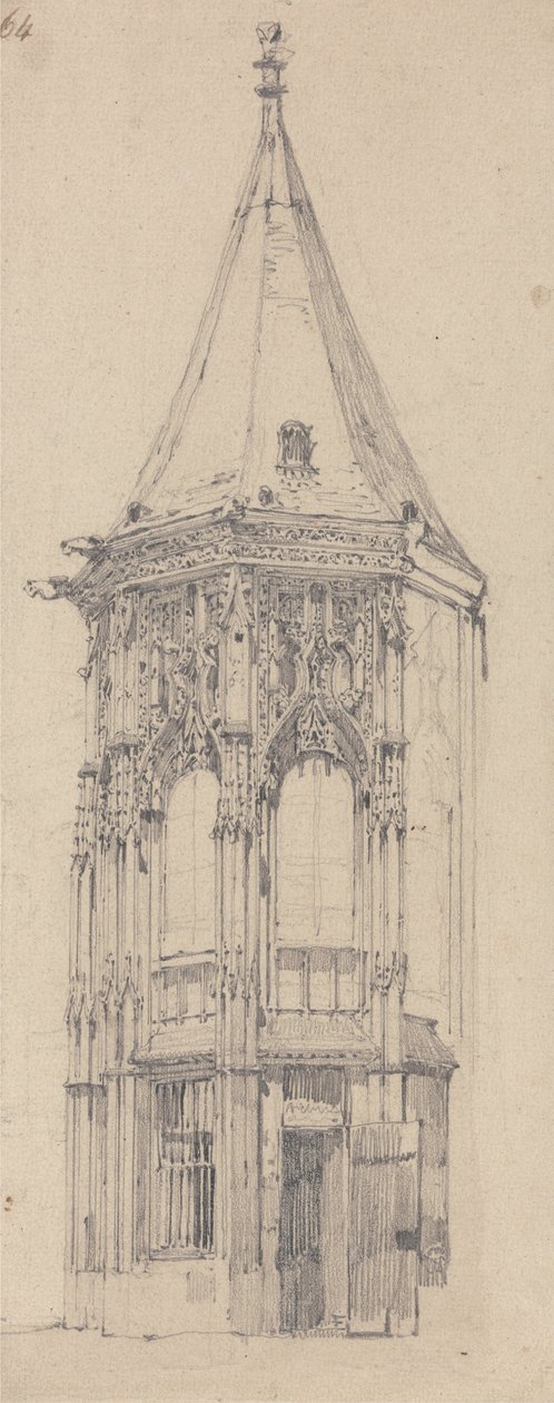 Pałac Sprawiedliwości, Rouen autorstwa Richard Parkes Bonington
