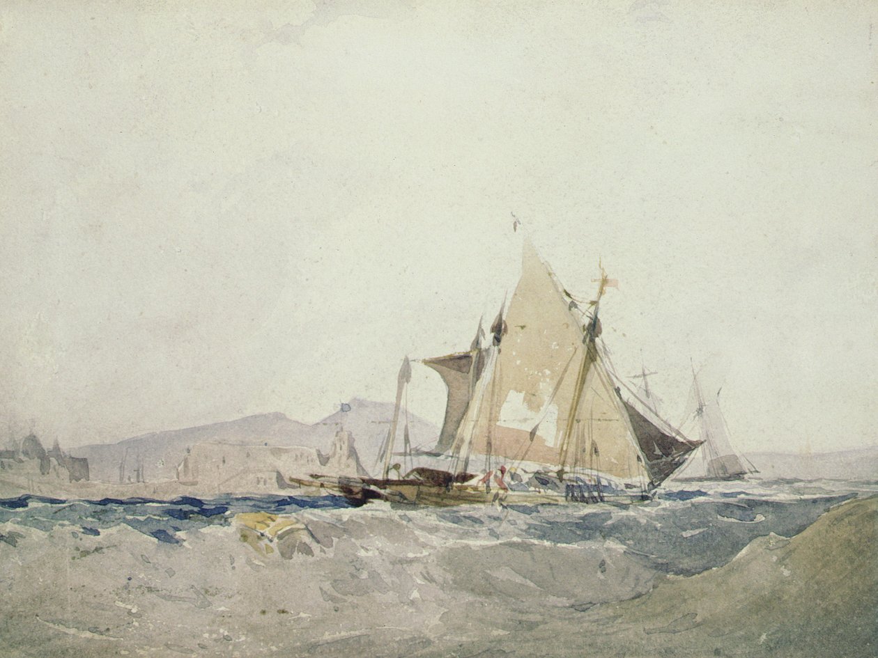 Krajobraz morski autorstwa Richard Parkes Bonington