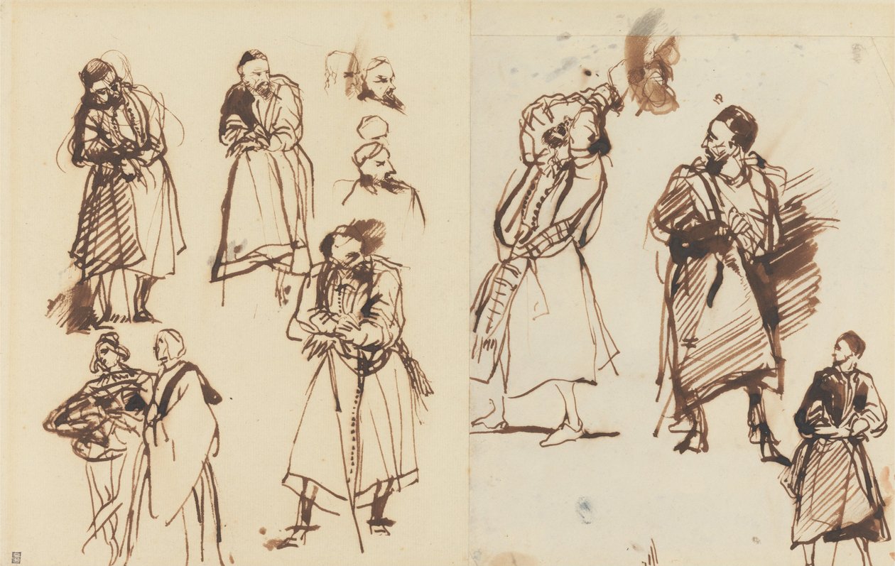 Studia dla Shylocka autorstwa Richard Parkes Bonington
