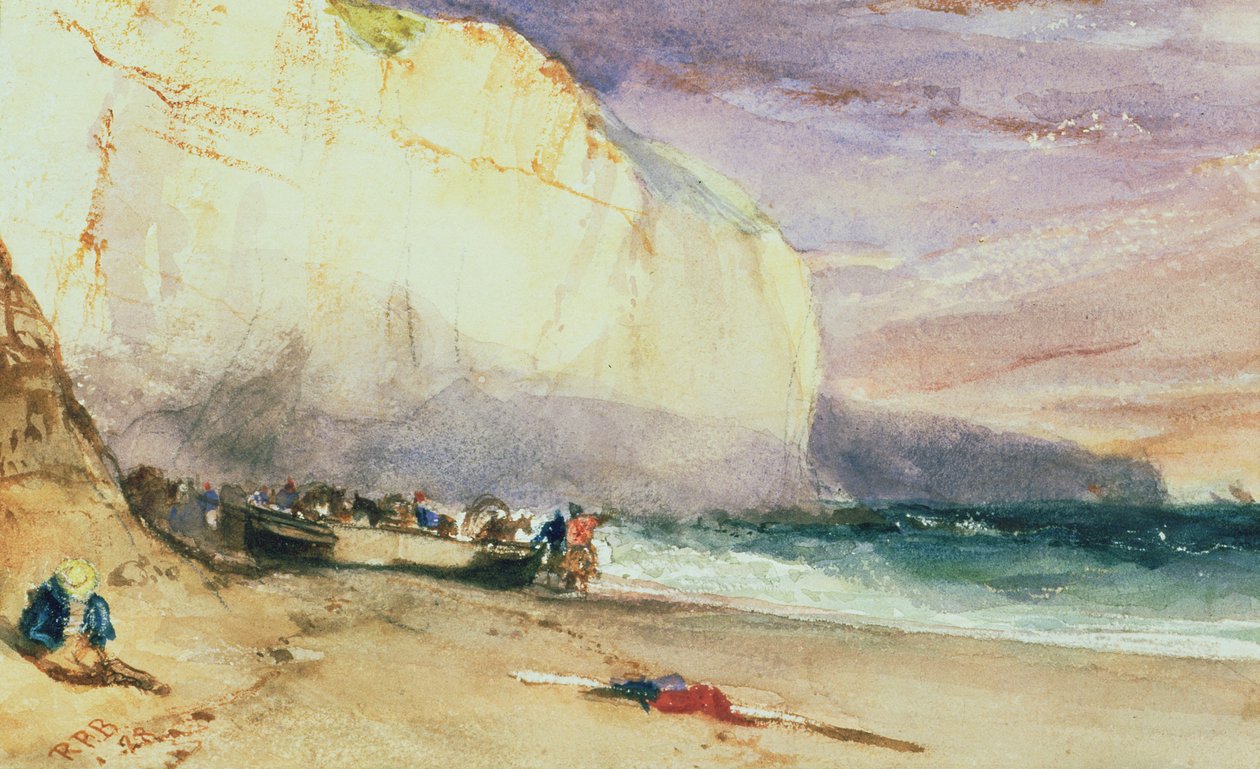 Podklif, 1828 autorstwa Richard Parkes Bonington