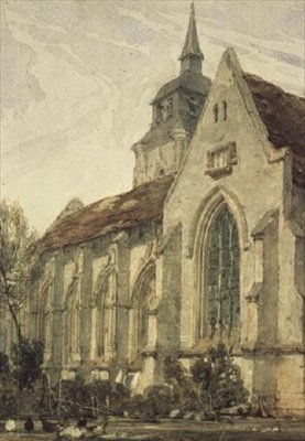 Kościół S. Gilles, Abbeville autorstwa Richard Parkes Bonington