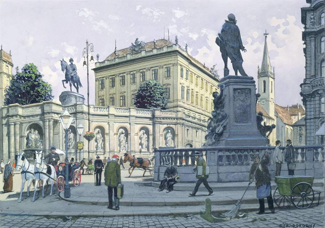 Albertina, Wiedeń autorstwa Richard Pokorny