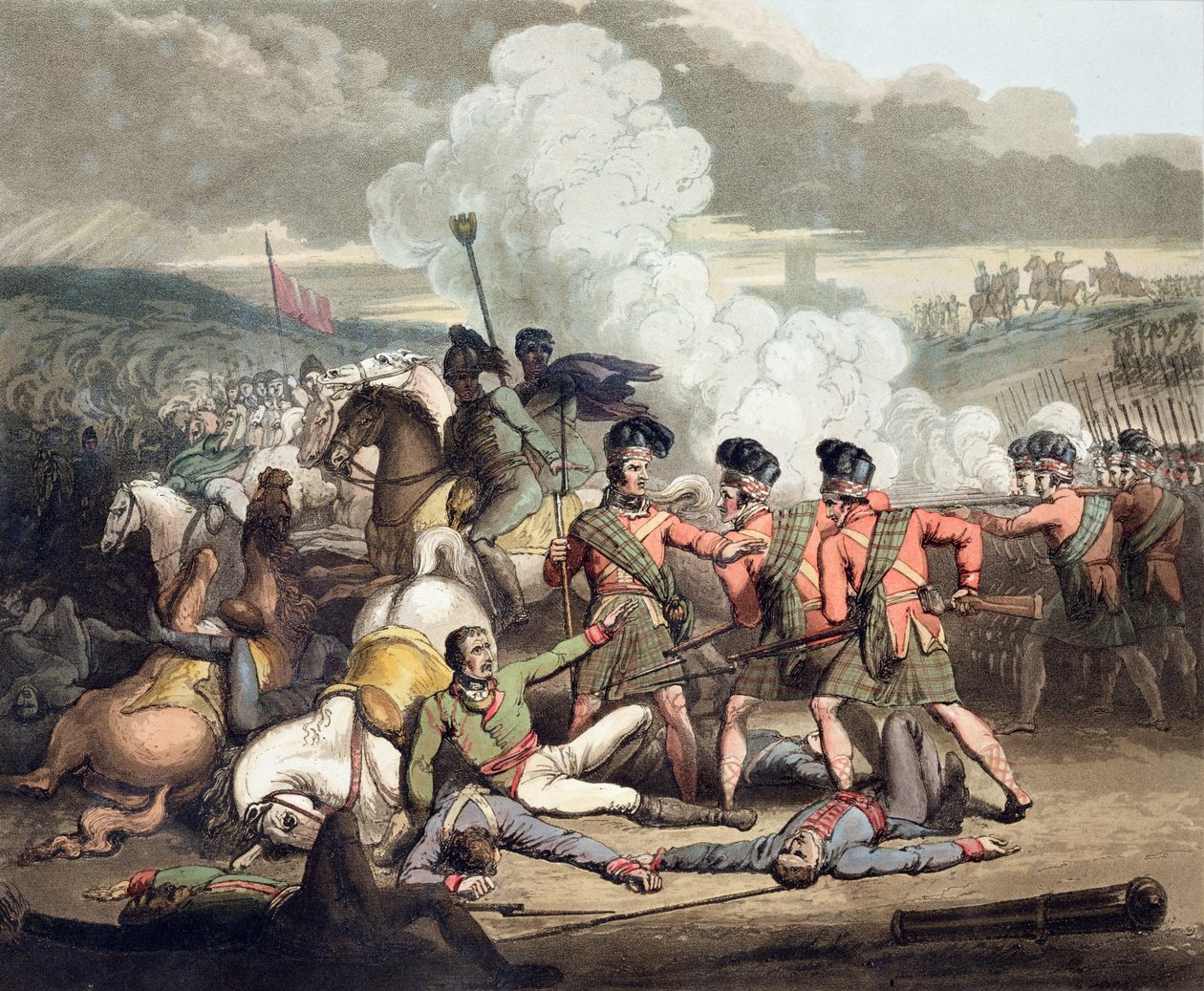 Vimiera, 1 sierpnia 1808, z „Zwycięstwa księcia Wellington”, sztych. T. Fielding, wyd. 1819 autorstwa Richard Westall