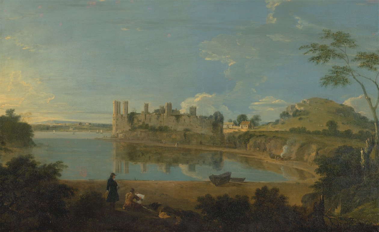Zamek Caernarvon autorstwa Richard Wilson