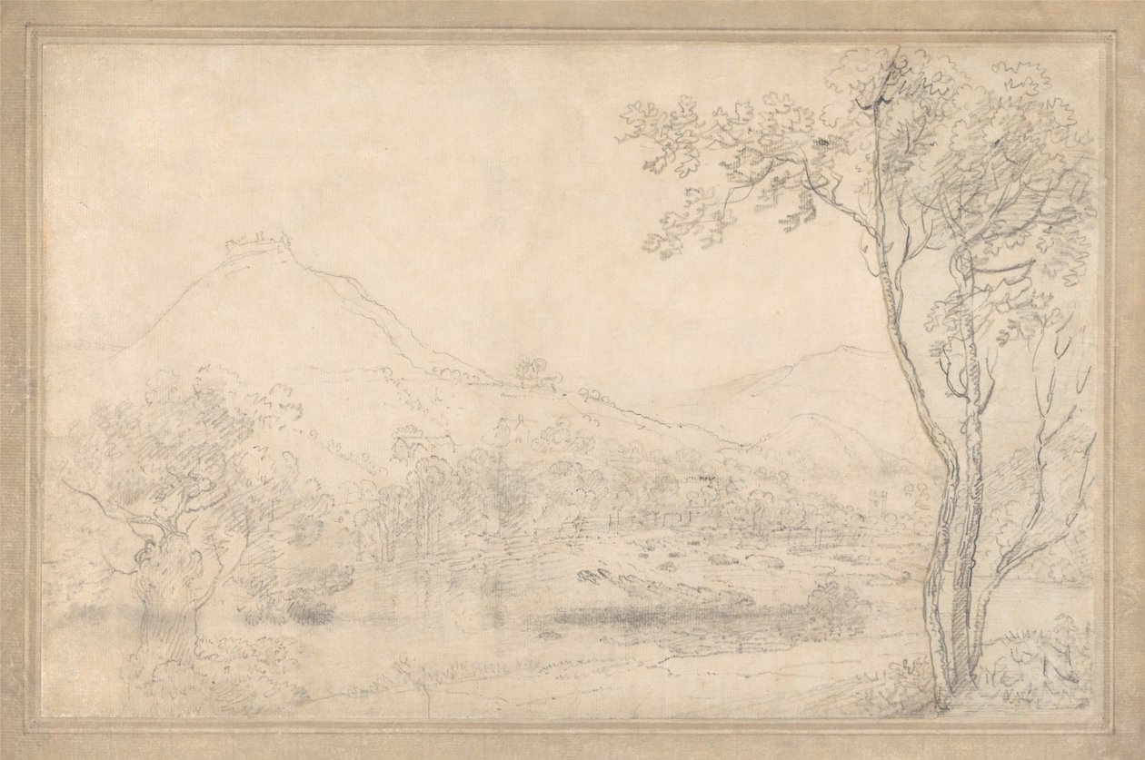 Zamek Dinas Bran, Walia autorstwa Richard Wilson