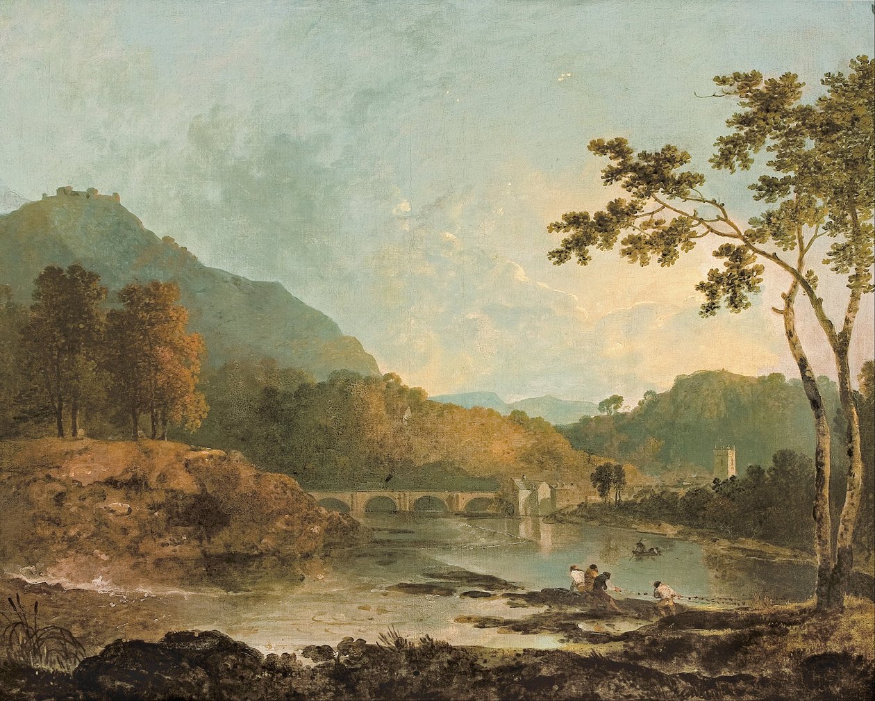 Dinas Bran z Llangollen autorstwa Richard Wilson