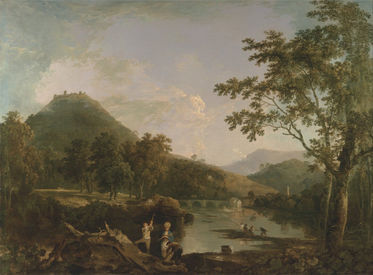 Dinas Bran z Llangollen autorstwa Richard Wilson