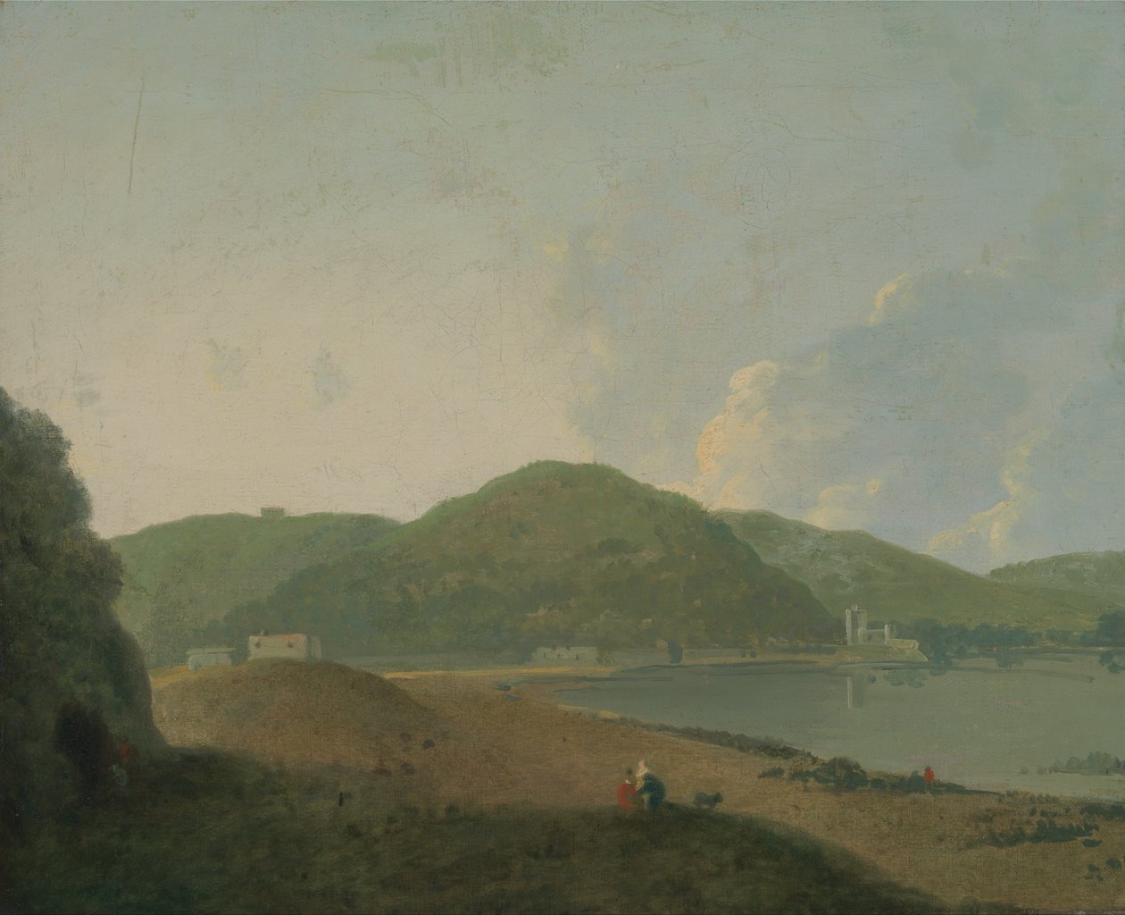 Lago dAgnano z Grotta del Cane autorstwa Richard Wilson