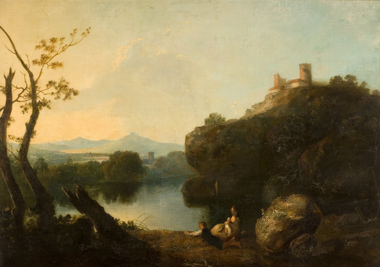 Na Arno (olej na płótnie) autorstwa Richard Wilson